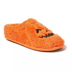 Dearfoam Memory Foam Halloween Jack o'Lantern Pumpkin Slippers Mn 11/12 Wm 13/14